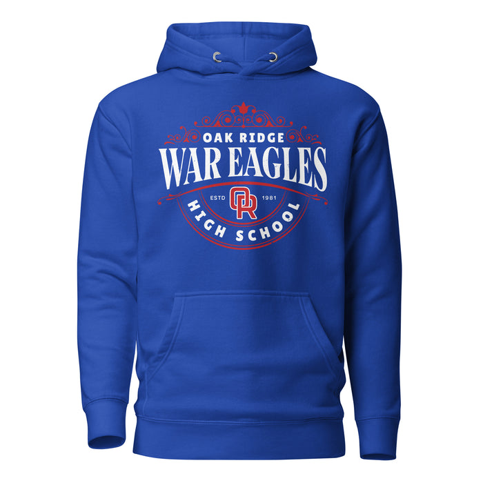 Oak Ridge High School War Eagles Royal Blue Premium Unisex Hoodie 211
