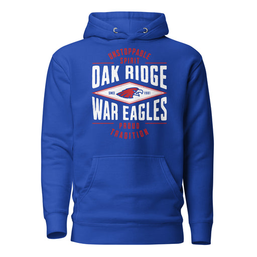 Oak Ridge High School War Eagles Royal Blue Premium Unisex Hoodie 210