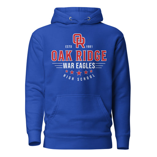 Oak Ridge High School War Eagles Royal Blue Premium Unisex Hoodie 217
