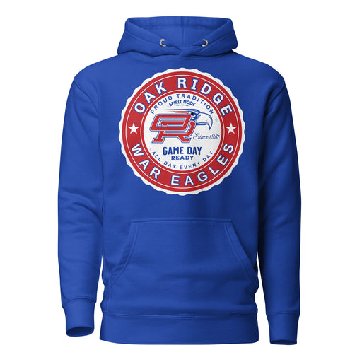 Oak Ridge High School War Eagles Royal Blue Premium Unisex Hoodie 216