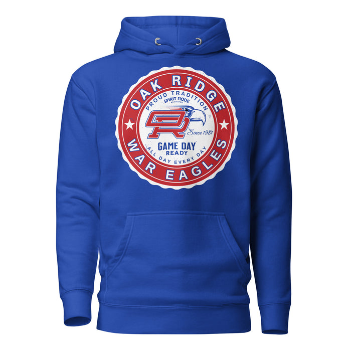 Oak Ridge High School War Eagles Royal Blue Premium Unisex Hoodie 216