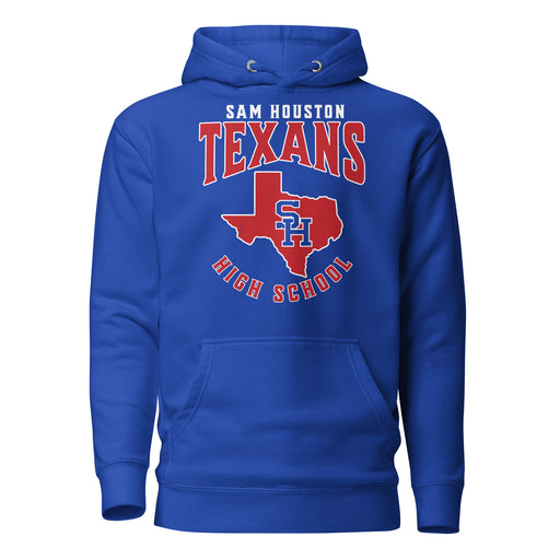Sam Houston High School Texans Royal Blue Premium Unisex Hoodie 213