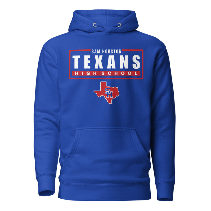 Sam Houston High School Texans Royal Blue Premium Unisex Hoodie 049