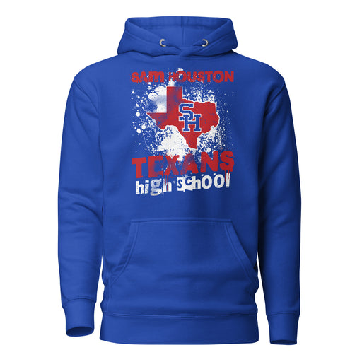 Sam Houston High School Texans Royal Blue Premium Unisex Hoodie 205