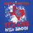 Close-up view of Sam Houston High School Texans Royal Blue Premium Unisex Hoodie 205
