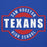 Close-up view of Sam Houston High School Texans Royal Blue Premium Unisex Hoodie 011