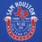 Close-up view of Sam Houston High School Texans Royal Blue Premium Unisex Hoodie 229