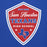 Close-up view of Sam Houston High School Texans Royal Blue Premium Unisex Hoodie 225