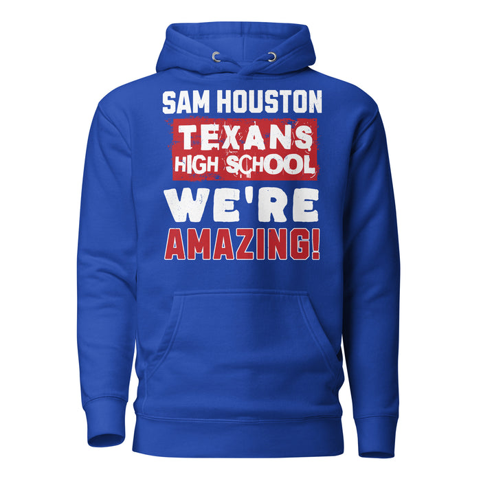 Sam Houston High School Texans Royal Blue Premium Unisex Hoodie 231