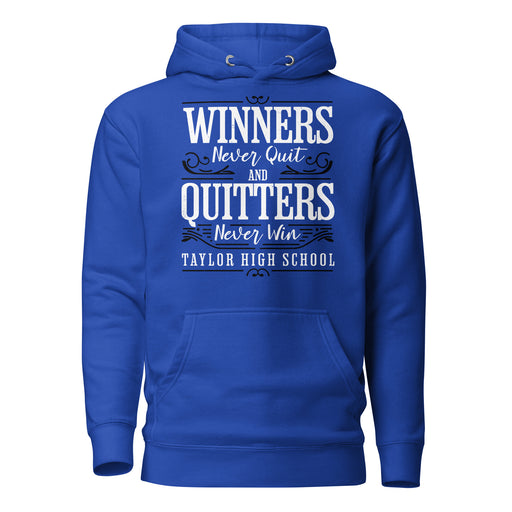 Taylor High School Mustangs Royal Blue Premium Unisex Hoodie 237