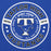 Close-up view of Taylor High School Mustangs Royal Blue Premium Unisex Hoodie 239