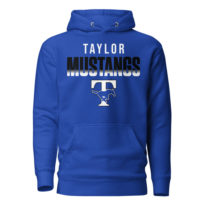 Taylor High School Mustangs Royal Blue Premium Unisex Hoodie 024