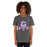 Woman wearing a Klein Cain High School Hurricanes Premium Asphalt Grey T-shirt 213