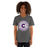 Woman wearing a Klein Cain High School Hurricanes Premium Asphalt Grey T-shirt 215