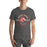 Man wearing North Shore High School Mustangs Dark Grey Premium Unisex T-shirt 201