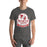 Man wearing North Shore High School Mustangs Dark Grey Premium Unisex T-shirt 219