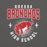 Close-up view of Odessa High School Bronchos Dark Grey Premium Unisex T-shirt 204