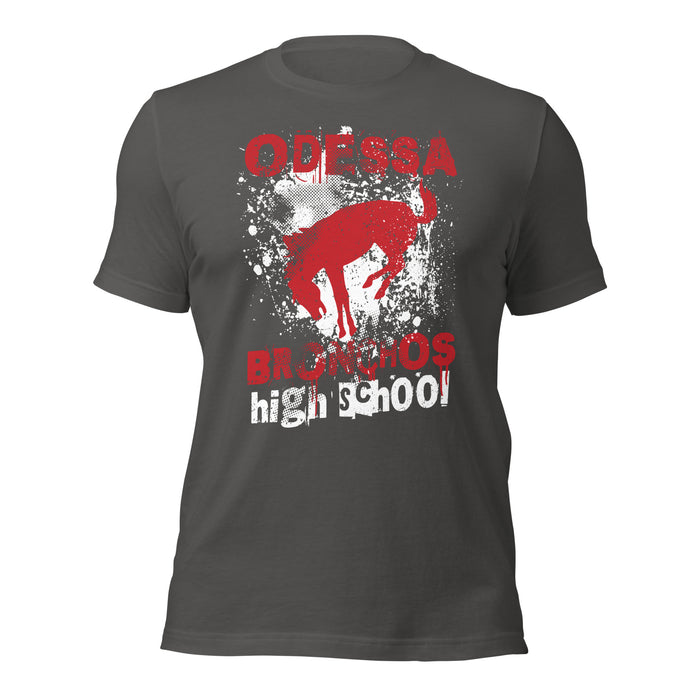 Odessa High School Bronchos Dark Grey Premium Unisex T-shirt 205