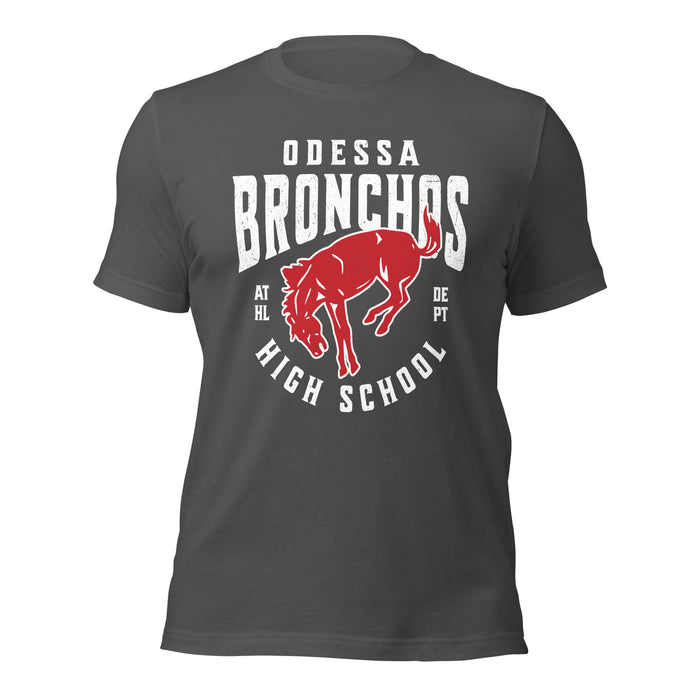 Odessa High School Bronchos Dark Grey Premium Unisex T-shirt 213