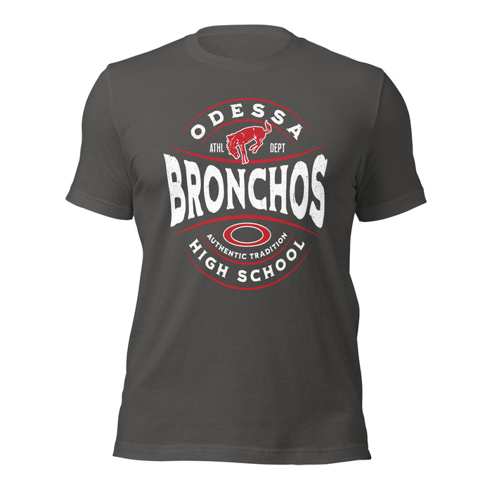 Odessa High School Bronchos Dark Grey Premium Unisex T-shirt 218