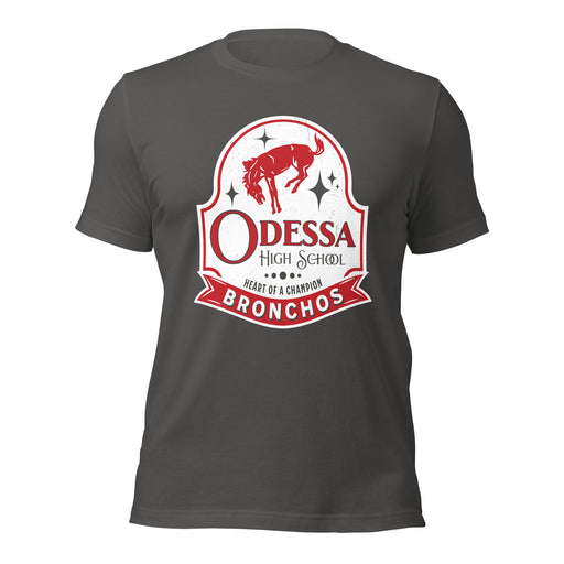 Odessa High School Bronchos Dark Grey Premium Unisex T-shirt 219