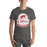 Man wearing Odessa High School Bronchos Dark Grey Premium Unisex T-shirt 219