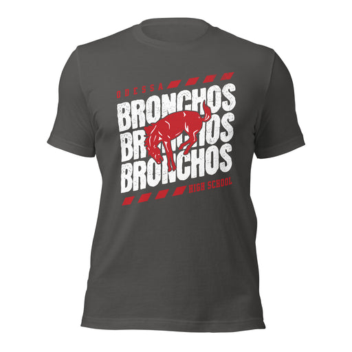 Odessa High School Bronchos Dark Grey Premium Unisex T-shirt 223