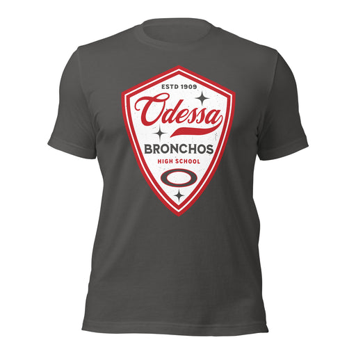 Odessa High School Bronchos Dark Grey Premium Unisex T-shirt 225