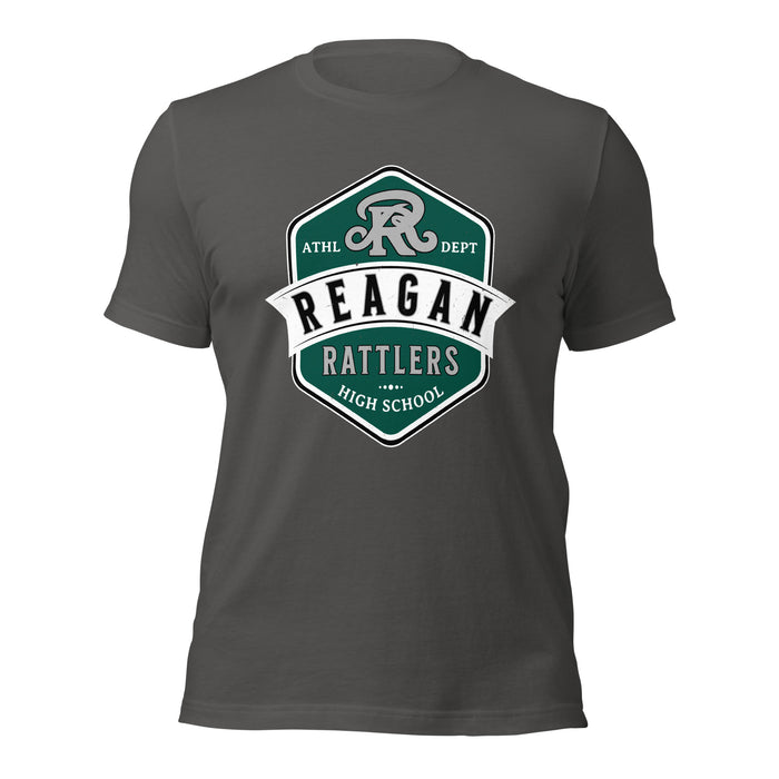 Reagan High School Rattlers Dark Grey Premium Unisex T-shirt 209