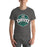 Man wearing Reagan High School Rattlers Dark Grey Premium Unisex T-shirt 209