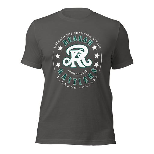 Reagan High School Rattlers Dark Grey Premium Unisex T-shirt 214