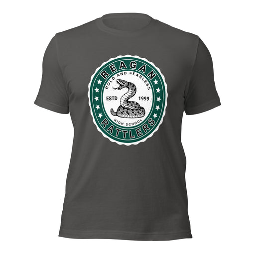 Reagan High School Rattlers Dark Grey Premium Unisex T-shirt 216