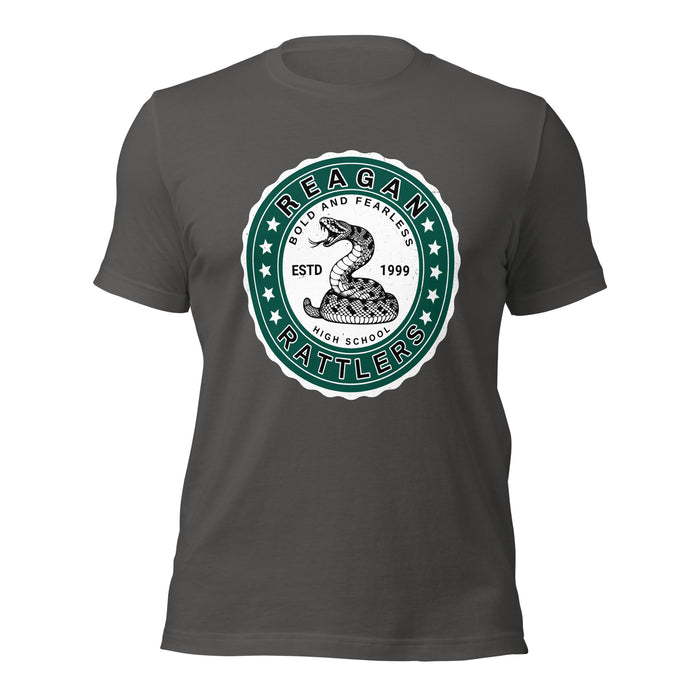 Reagan High School Rattlers Dark Grey Premium Unisex T-shirt 216