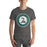 Man wearing Reagan High School Rattlers Dark Grey Premium Unisex T-shirt 216