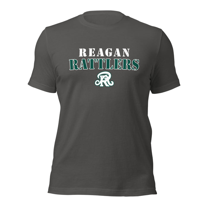 Reagan High School Rattlers Dark Grey Premium Unisex T-shirt 222