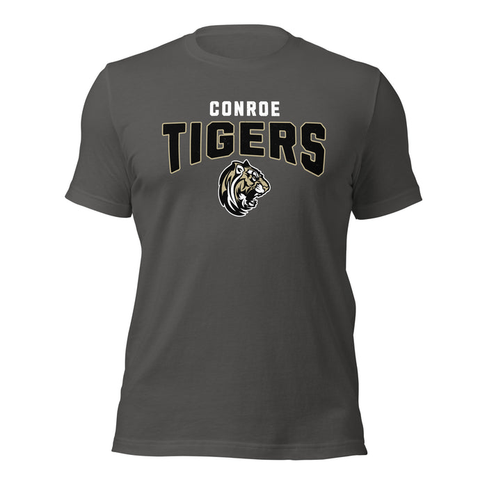 Conroe High School Tigers Asphalt Premium Unisex T-shirt 210