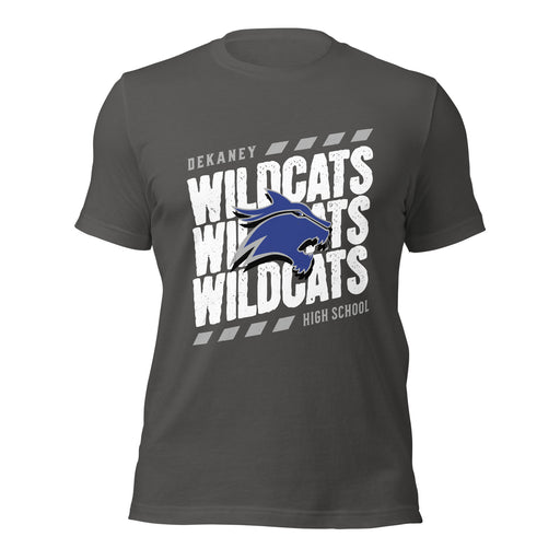 Dekaney High School Wildcats Asphalt Grey Premium Unisex T-shirt 223
