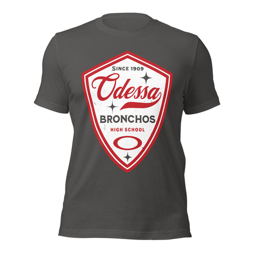 Odessa High School Bronchos Dark Grey Premium Unisex T-shirt 225