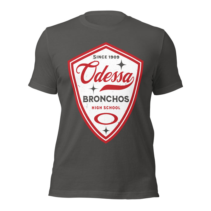 Odessa High School Bronchos Dark Grey Premium Unisex T-shirt 225