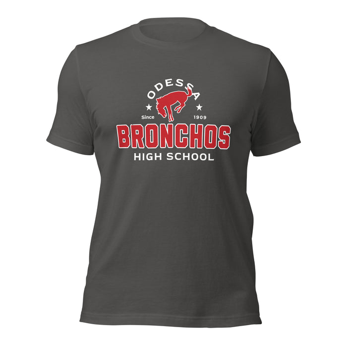 Odessa High School Bronchos Dark Grey Premium Unisex T-shirt 222