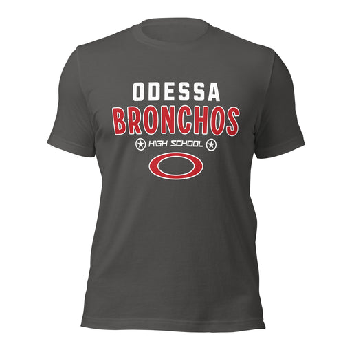Odessa High School Bronchos Dark Grey Premium Unisex T-shirt 003