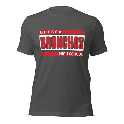 Odessa High School Bronchos Dark Grey Premium Unisex T-shirt 098