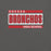 Close-up view of Odessa High School Bronchos Dark Grey Premium Unisex T-shirt 098