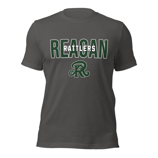 Reagan High School Rattlers Dark Grey Premium Unisex T-shirt 226
