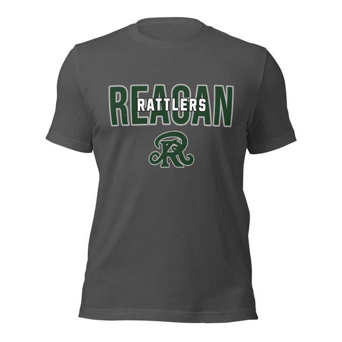 Reagan High School Rattlers Dark Grey Premium Unisex T-shirt 226