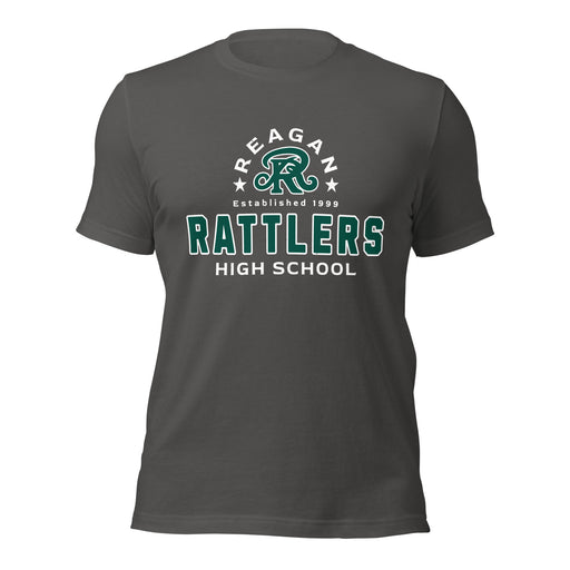 Reagan High School Rattlers Dark Grey Premium Unisex T-shirt 222