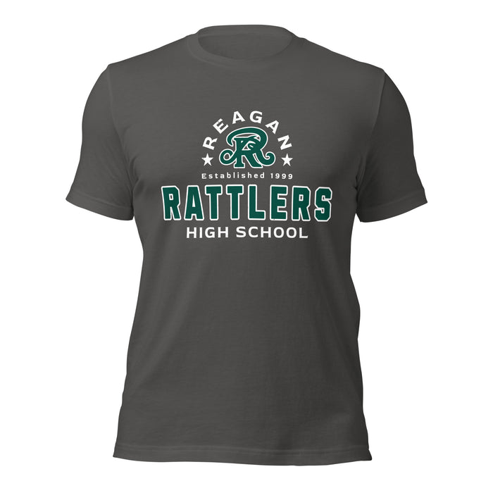 Reagan High School Rattlers Dark Grey Premium Unisex T-shirt 222