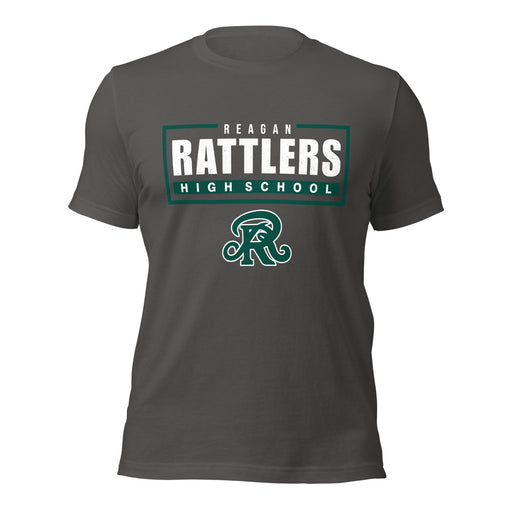 Reagan High School Rattlers Dark Grey Premium Unisex T-shirt 049