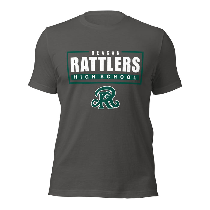 Reagan High School Rattlers Dark Grey Premium Unisex T-shirt 049