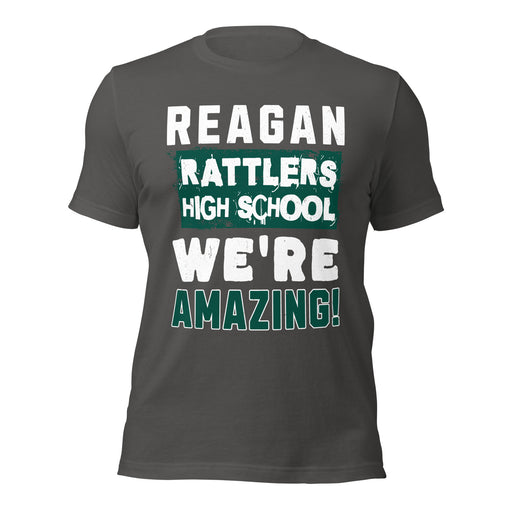 Reagan High School Rattlers Dark Grey Premium Unisex T-shirt 231